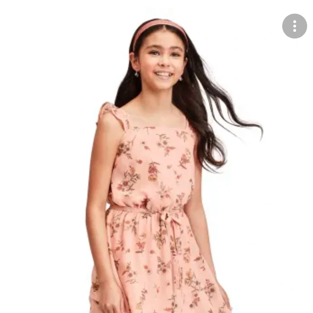 CHILDRENS PLACE ruffle wrap floral dress